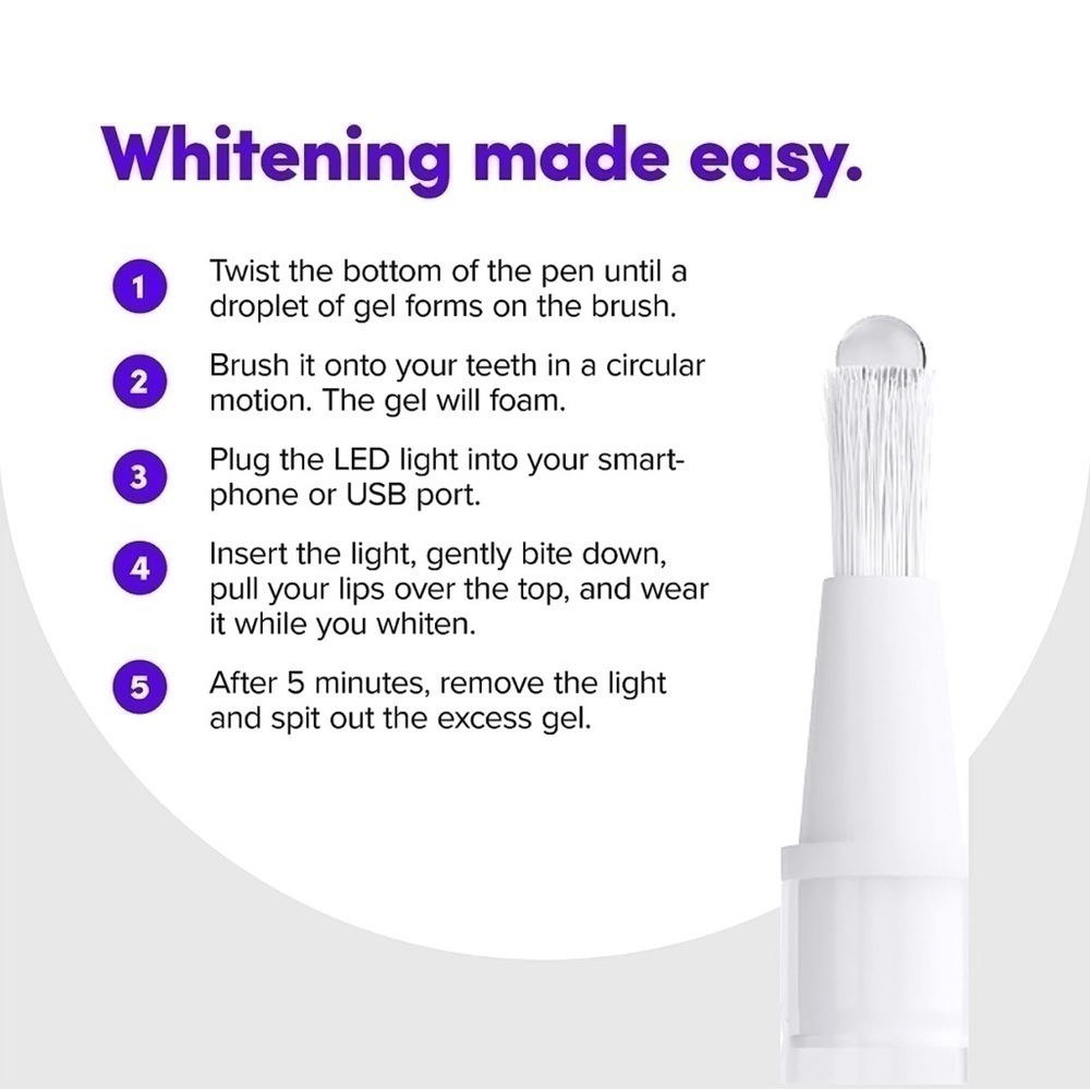 New Smile Direct Club - Bright On LED Accelerator Light + Whitening Gel - Picture 6 of 9